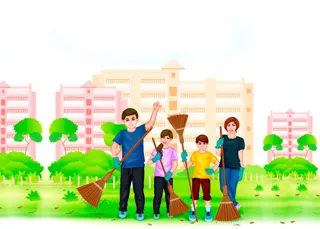 ग्राम सभा और स्वच्छता अभियान (1)